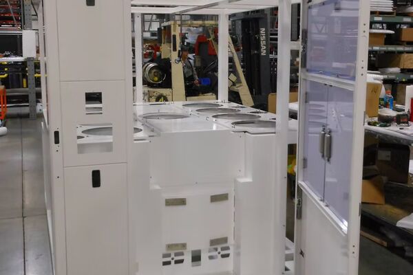 Powder coated parts